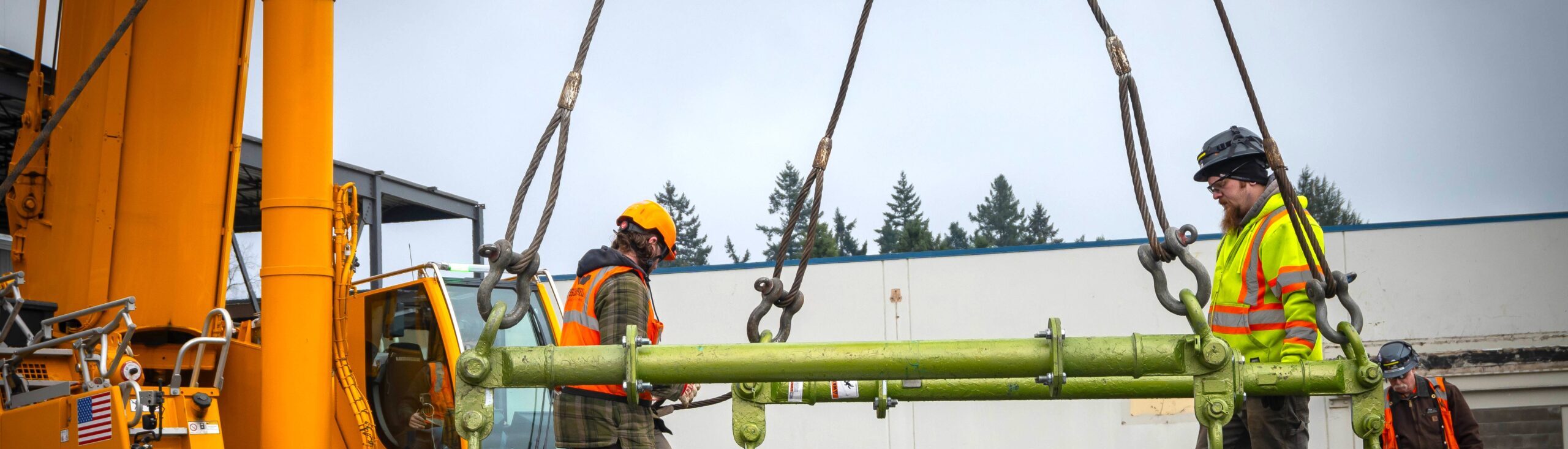 LGH gear on a construction site.