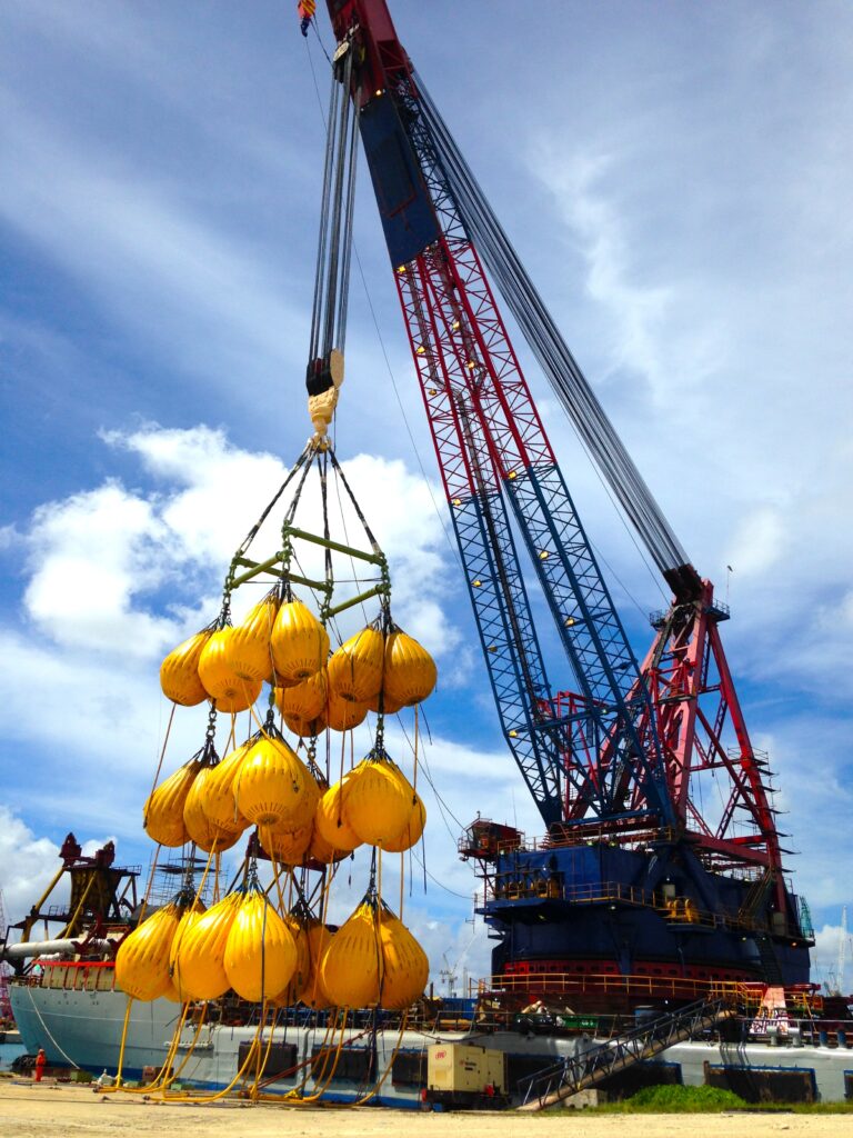 Marine LGH rigging picture.