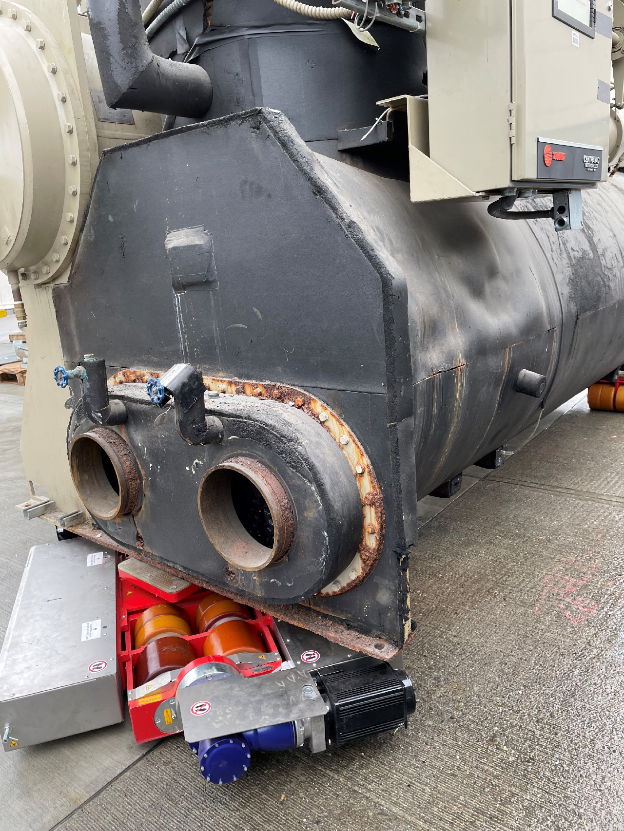 Jobsite pic of a GKS Robot Skate rental from LGH.