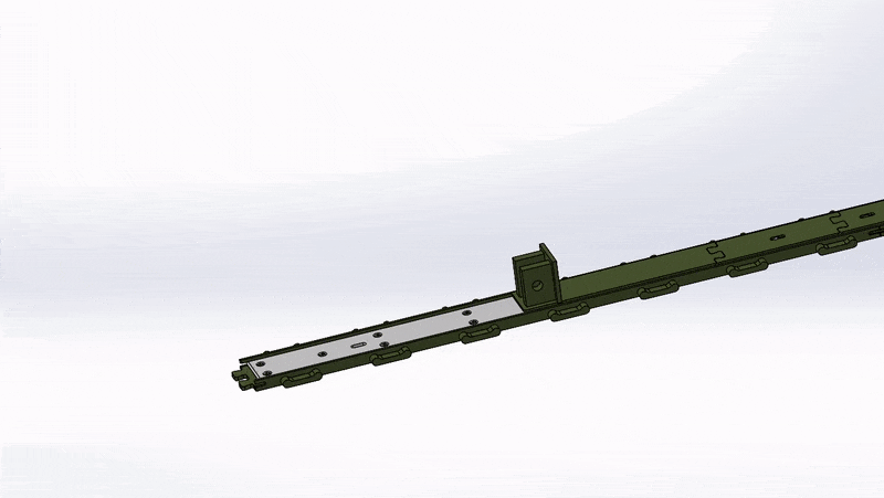 Animated GIF of the Hydra-Slide XLP cylinder attaching to the push-pull head.