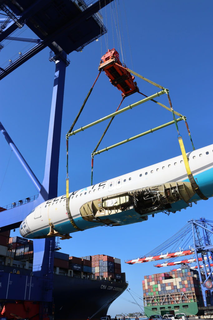 LGH and Golden Gate Airbus Lift at Long Beach Port- from Case Study
