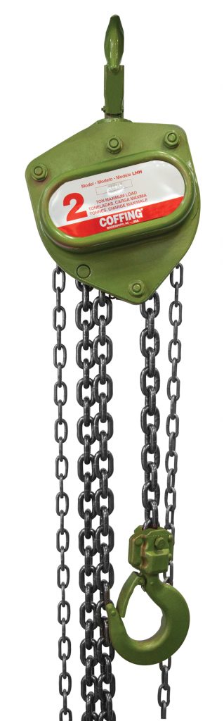 coffing 2 ton hand chain hoist