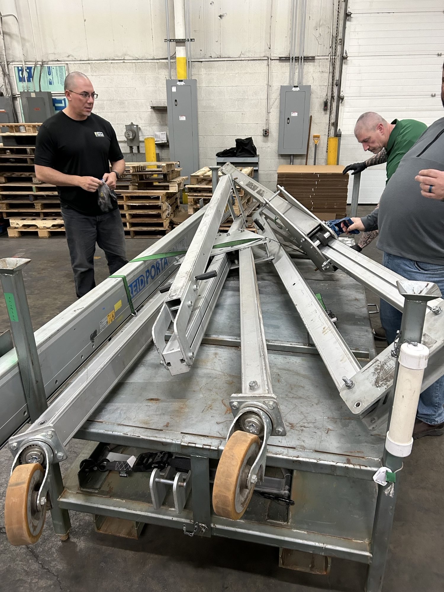 LGH Reps training on the Porta Gantry