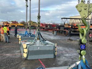 Jobsite photo demonstrating Digital Load Links from LGH.